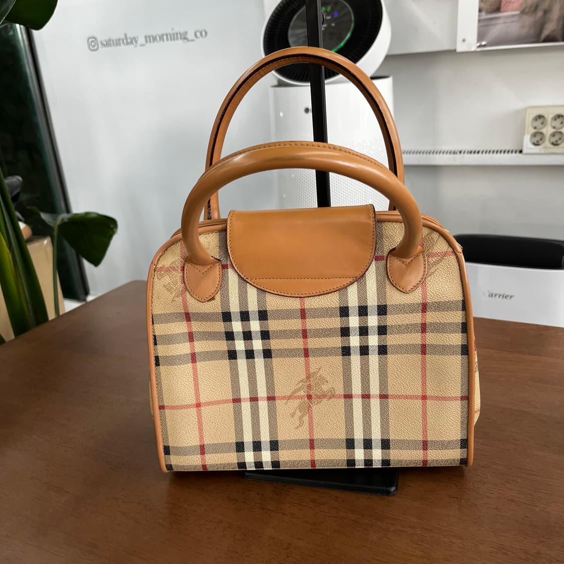 올드 버버리 노바체크 토트백 상품이미지4