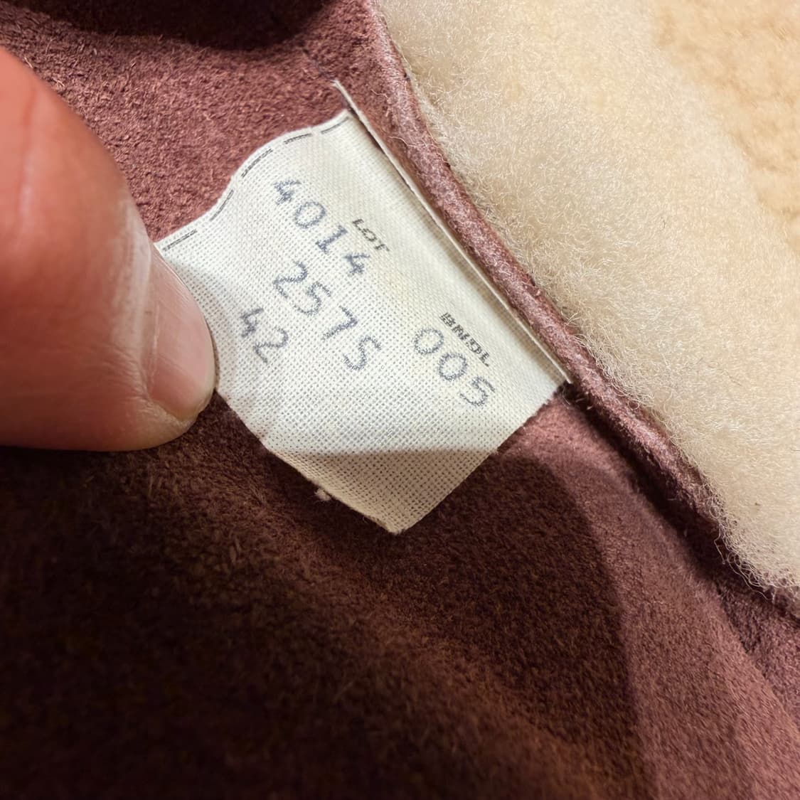 Schott 쇼트 USA type B-3 무스탕 자켓 42 100~105 상품이미지5