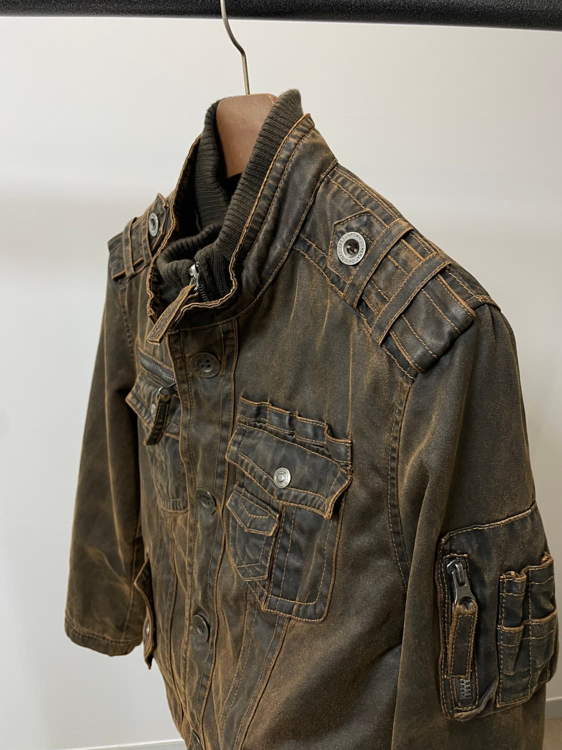 ugiz 더티 오일오싱 레이어드 빈티지 자켓 상품이미지2