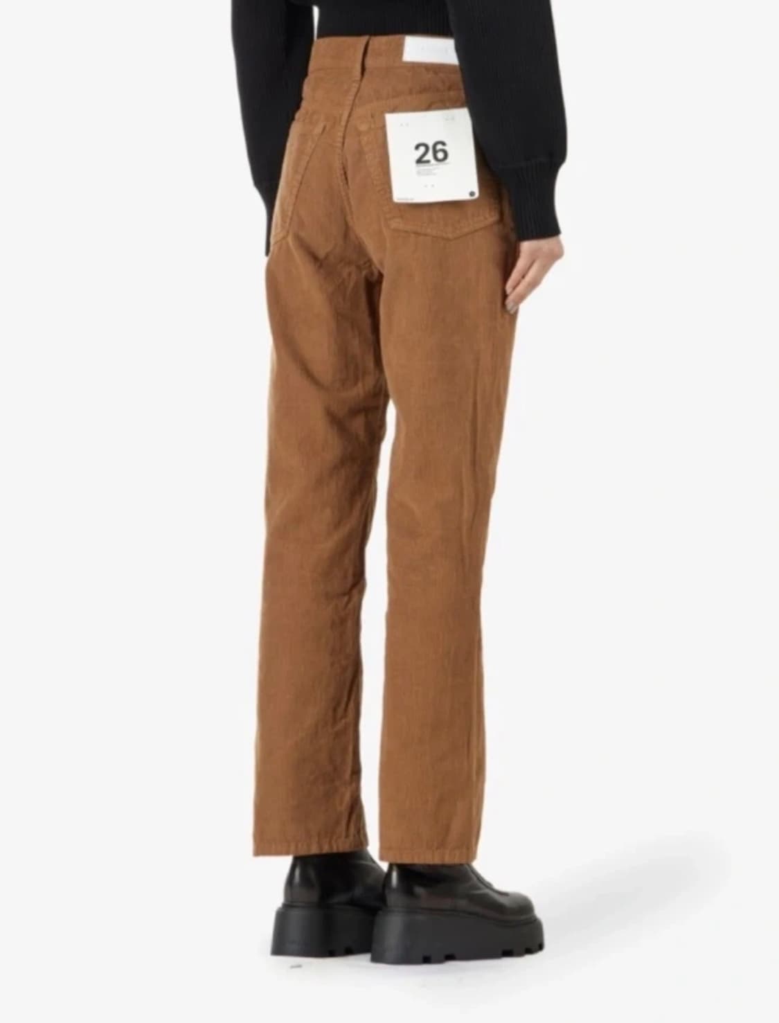 (27) RE/DONE 리던 코듀로이 브라운 팬츠 상품이미지2