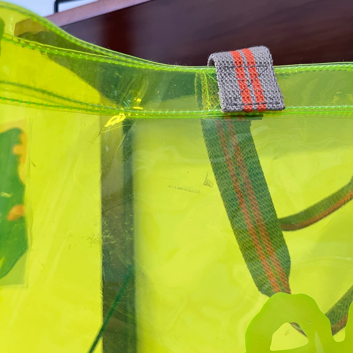 LEE vinyl tote summer bag 상품이미지5