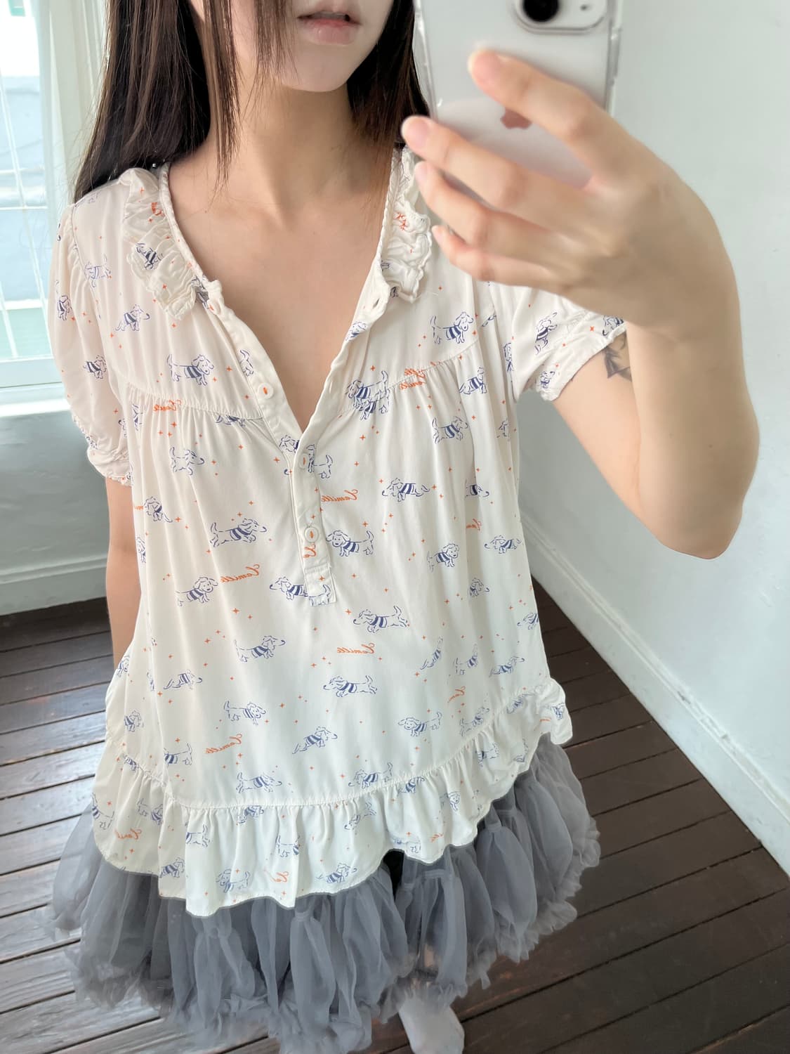 퍼피 블라우스 상품이미지4