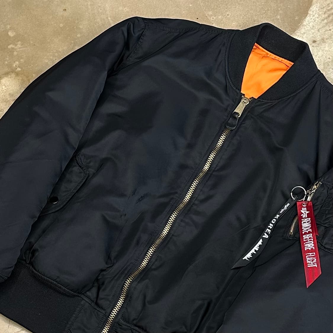 XL 알파인더스트리 리버시블 ma-1 항공자켓  상품이미지1