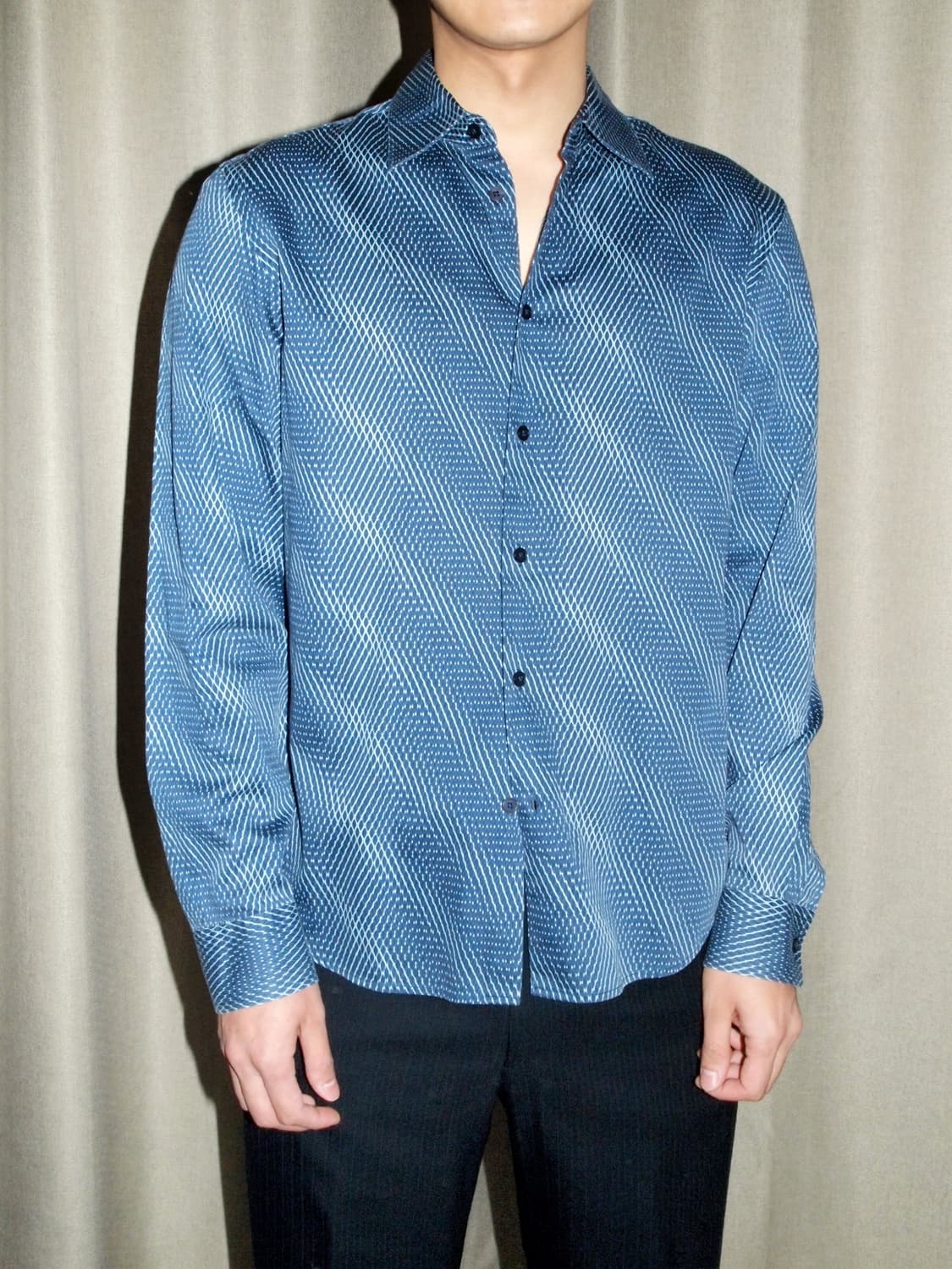 Snakeskin Printed Shirts 상품이미지1