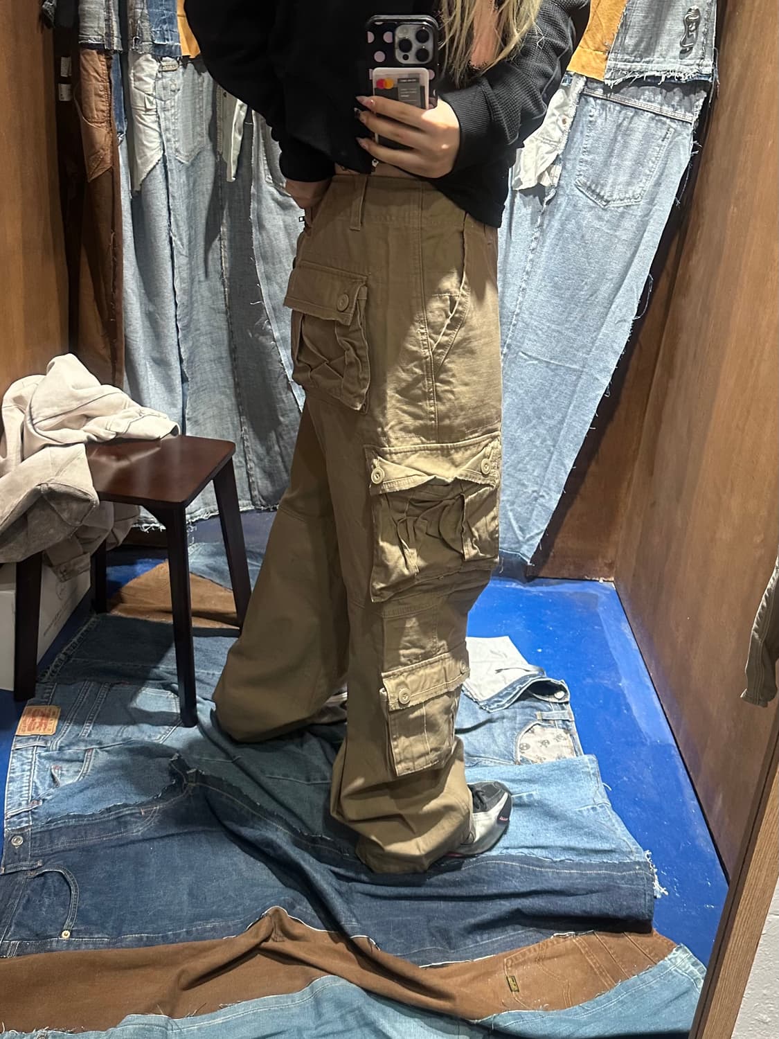 아메리카 vtg 더블 포켓 카고 팬츠 상품이미지7