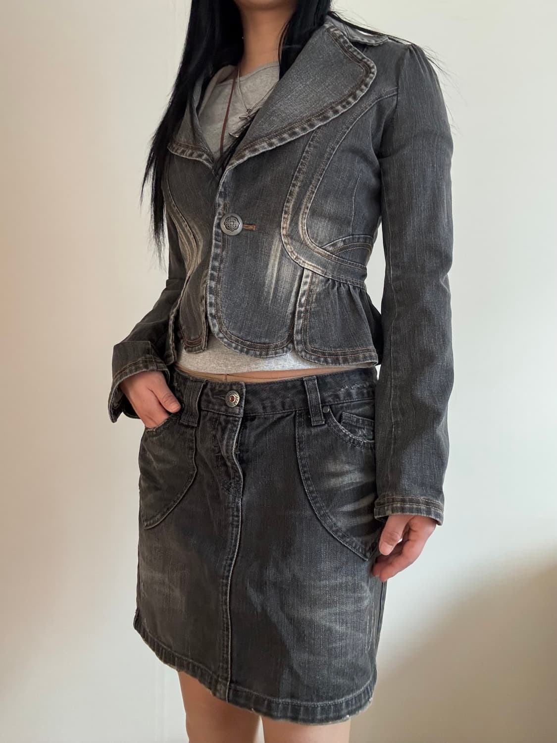 데님 프릴 자켓 상품이미지4