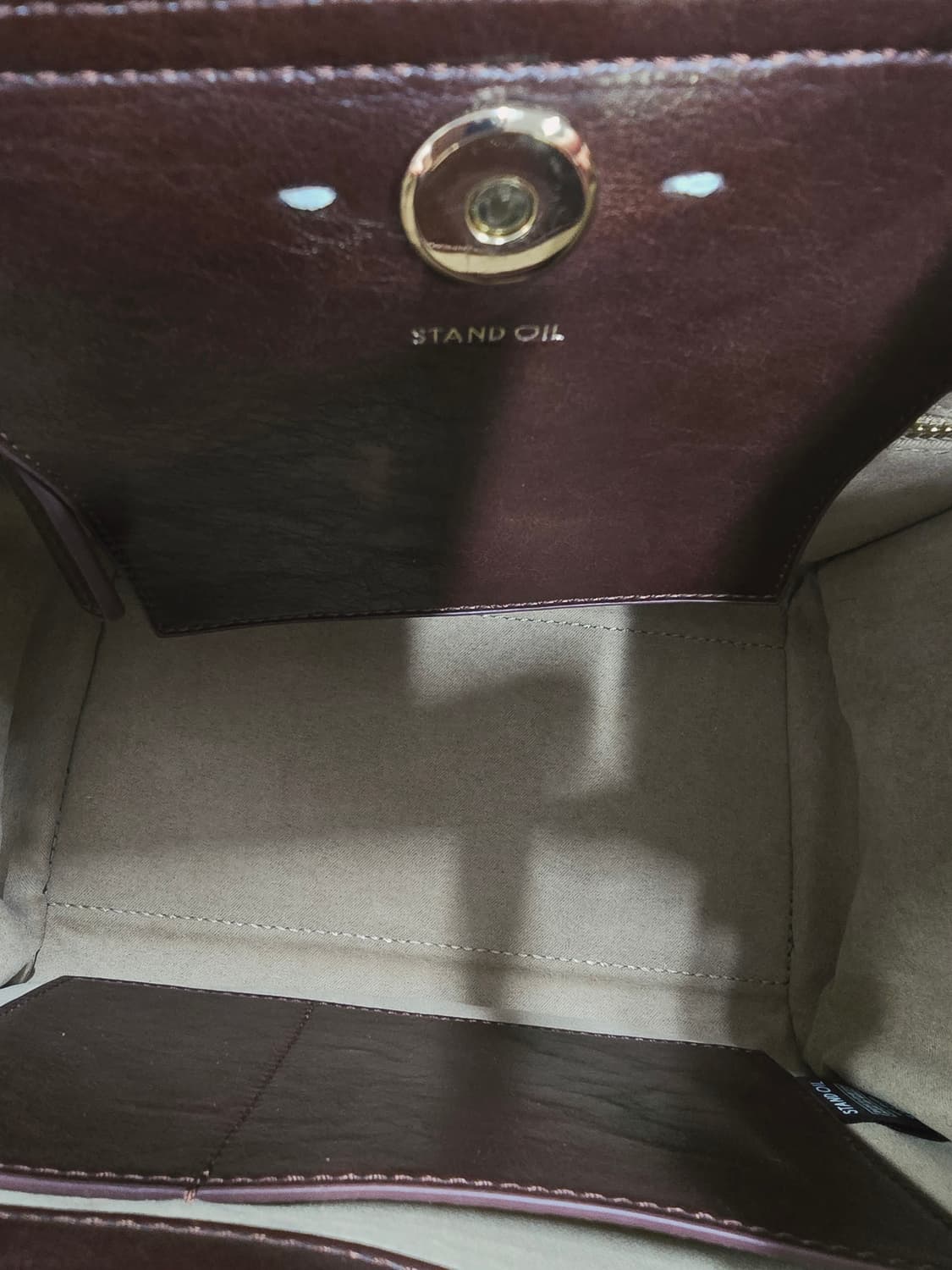 스탠드오일 브라운 레더 숄더백 상품이미지8