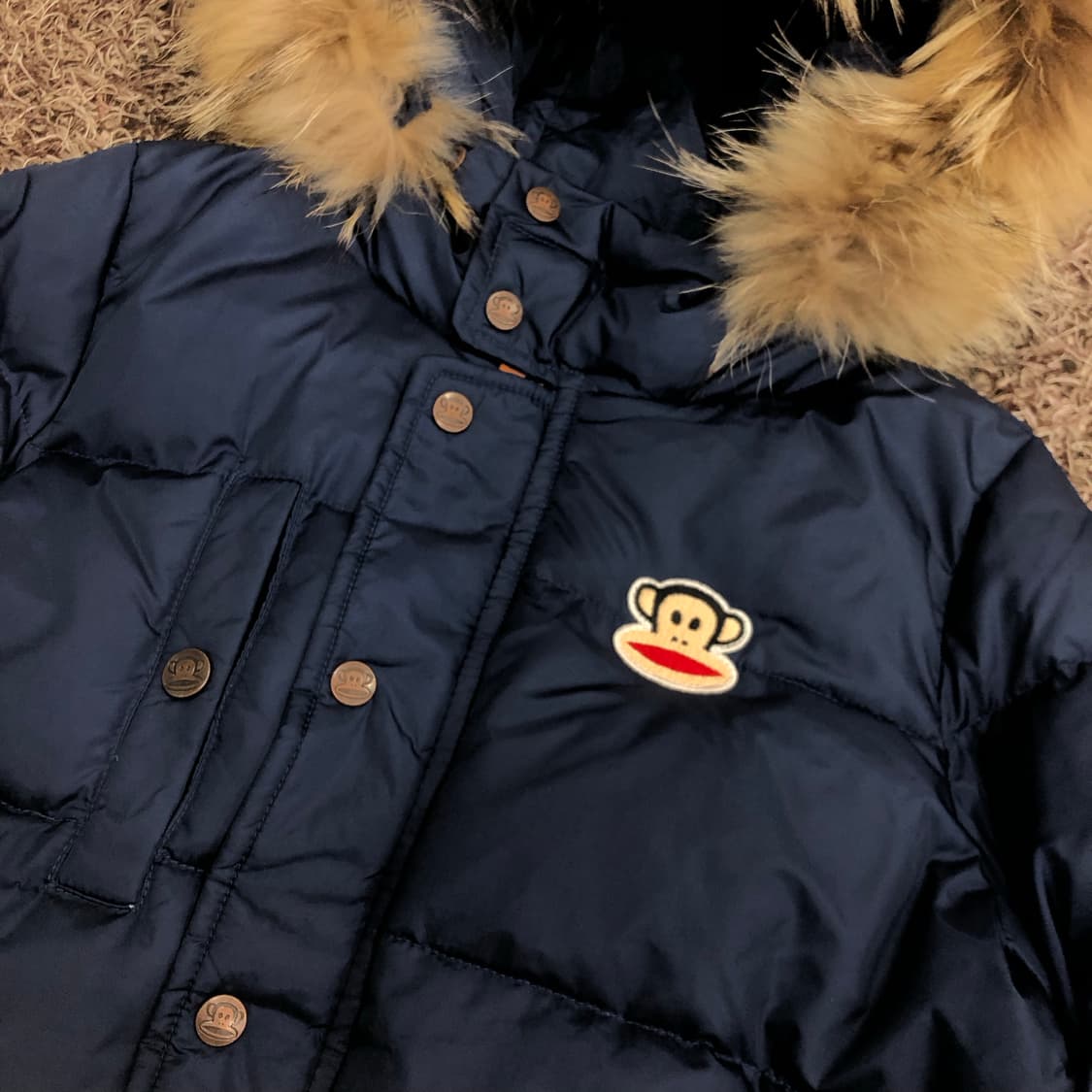 폴프랭크 덕다운 네이비 패딩 상품이미지2