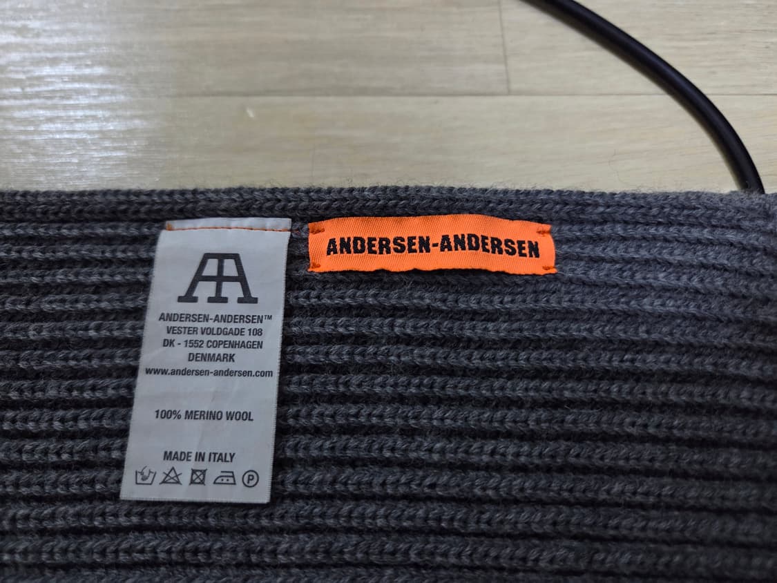 안데르센 롱 머플러 그레이 상품이미지2