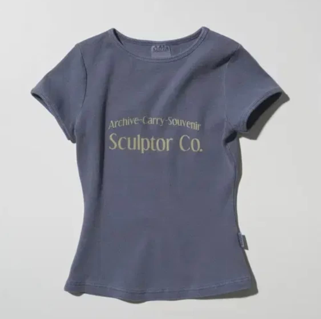 스컬프터 아카이브 반팔 티셔츠 더스티블루 상품이미지1