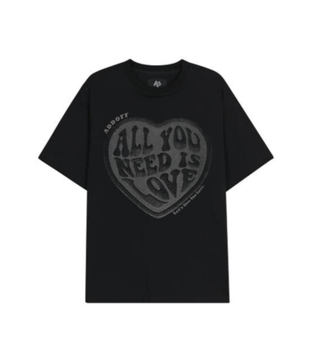 애드오프 하트 반팔티 새상품 상품이미지1