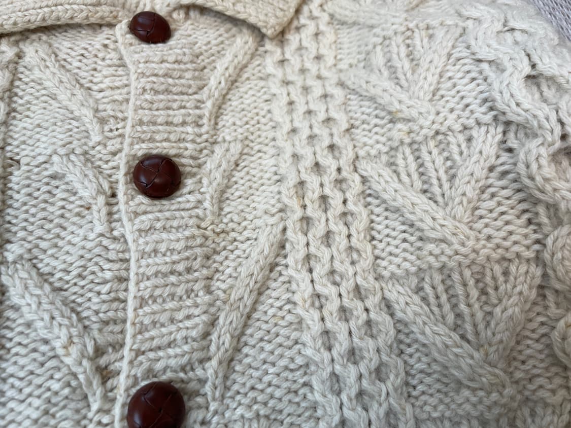 루이즈 핸드니트 울 케이블 가디건 J03827 상품이미지4