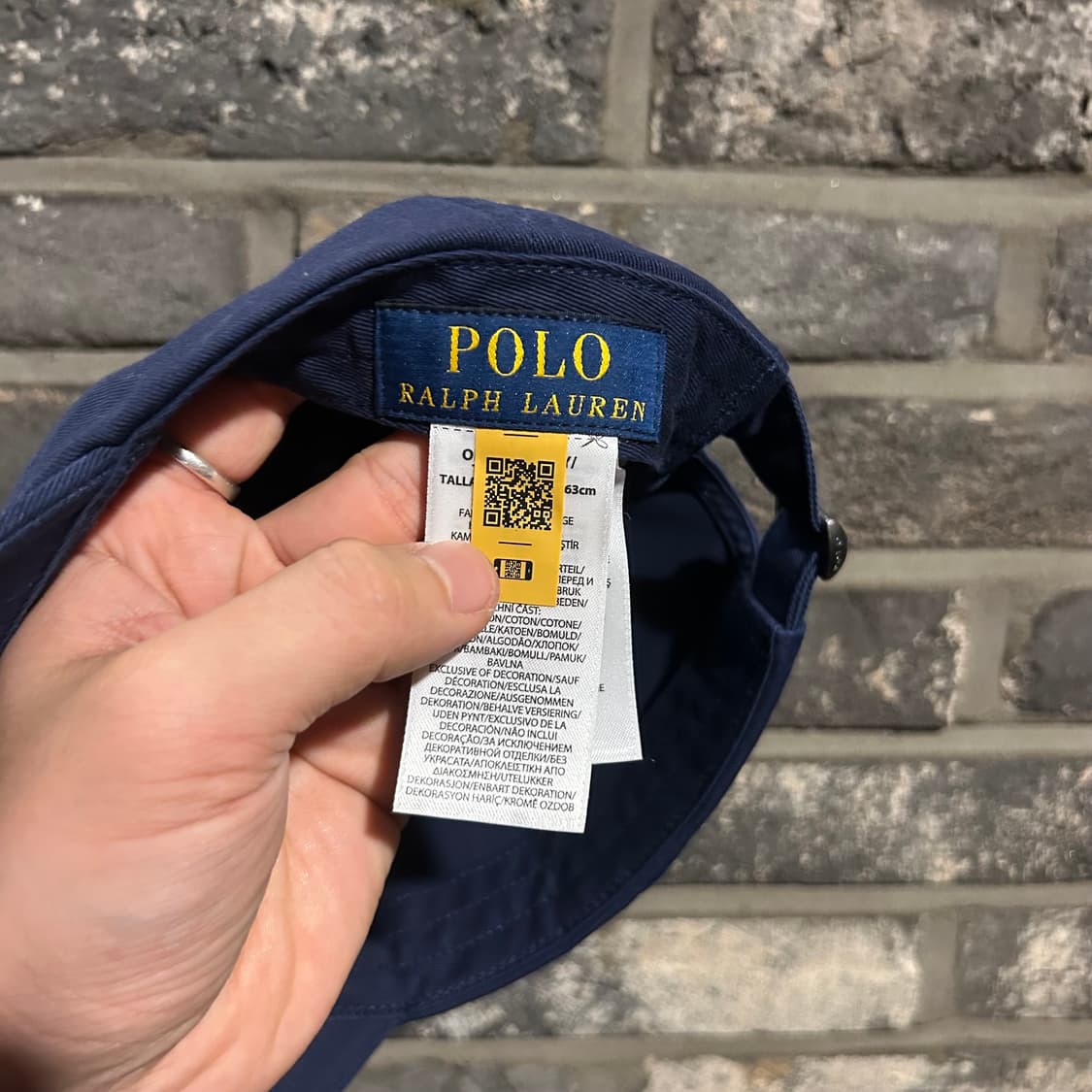 폴로 랄프로렌 아이코닉 치노 볼캡 모자 신형 큐알탭 네이비 상품이미지7