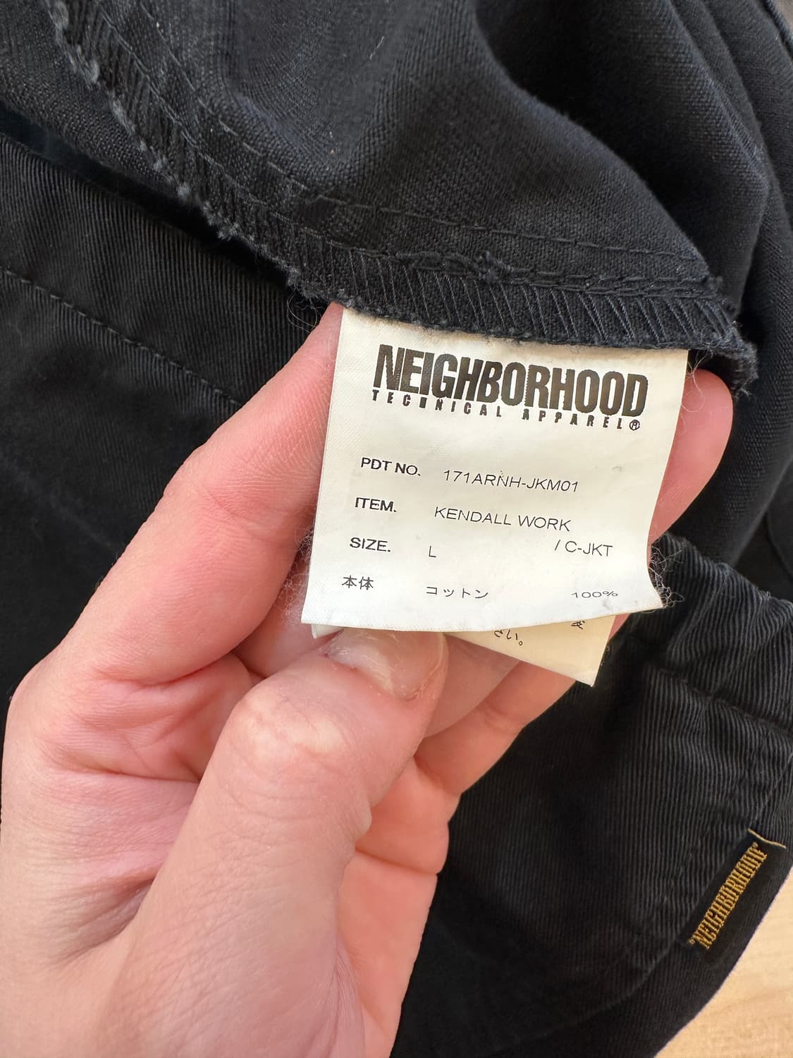 L) 네이버후드 블랙 독수리 켄달 자켓 상품이미지7