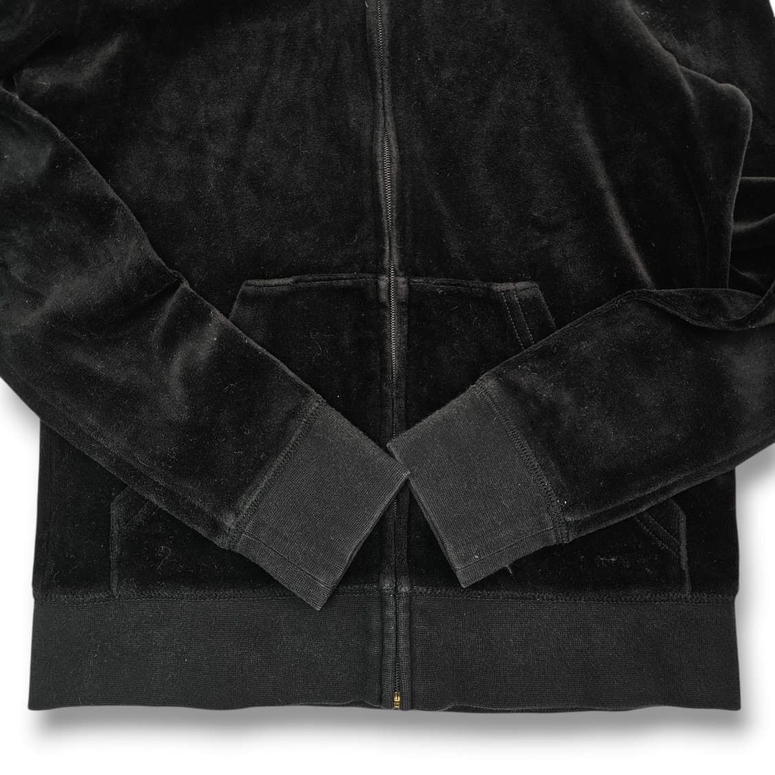 S Juicy Couture 벨벳 후드집업 블랙 상품이미지6