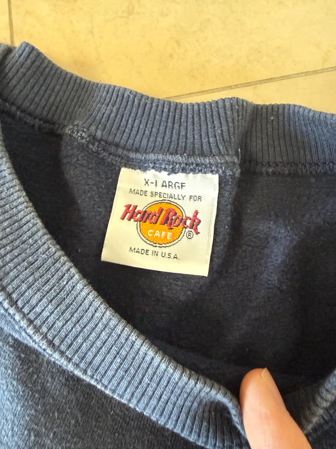 하드 락 카페 USA 네이비 맨투맨 상품이미지3