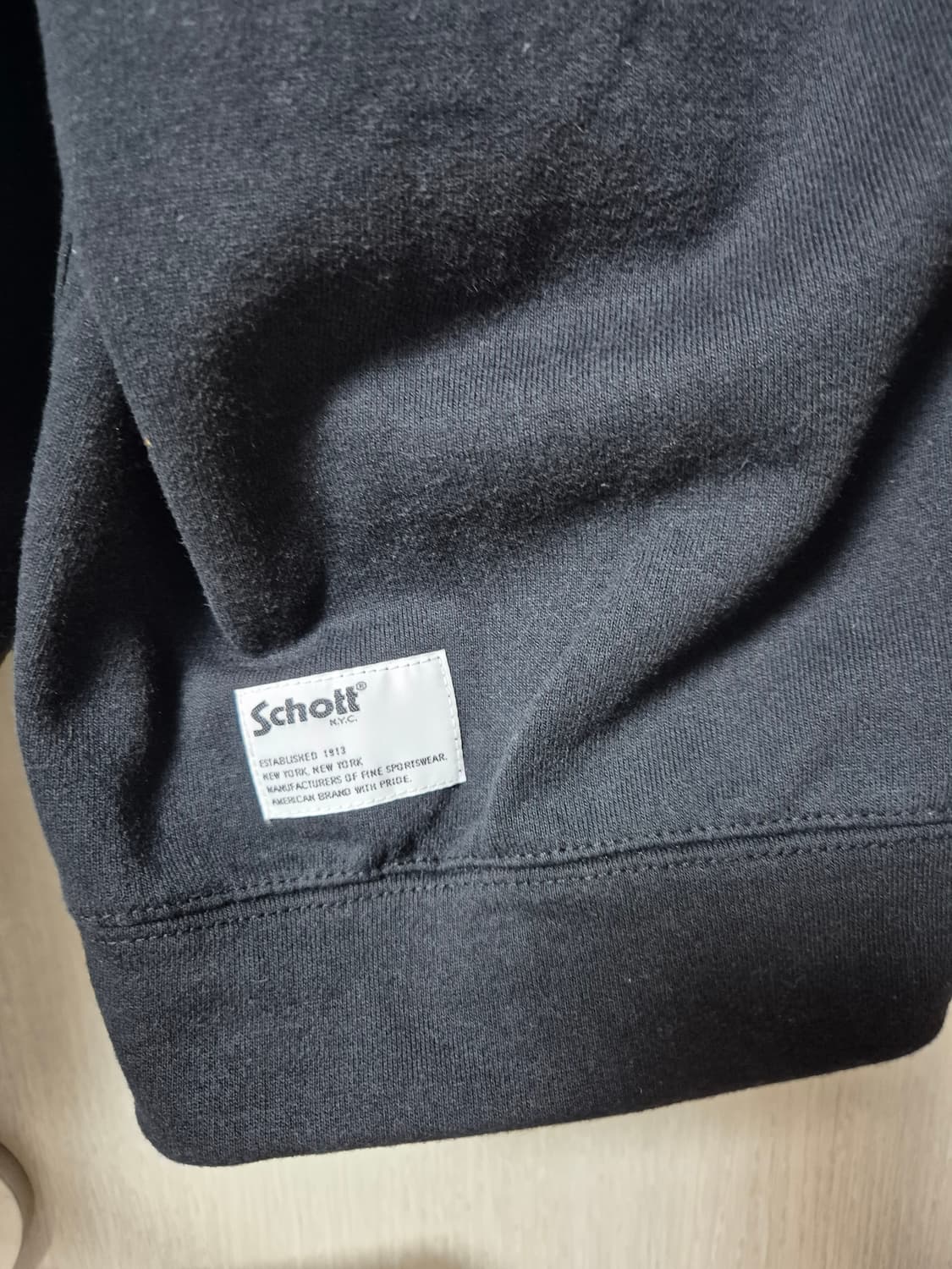 schott 쇼트 가디건 남성 XL 블랙 상품이미지4