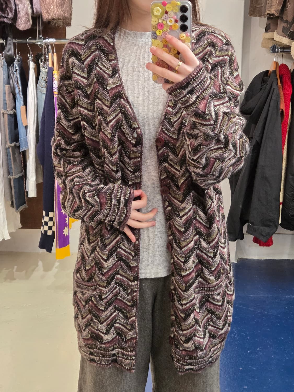 MISSONI 미쏘니 Italy 모헤어 혼방 가디건 상품이미지2