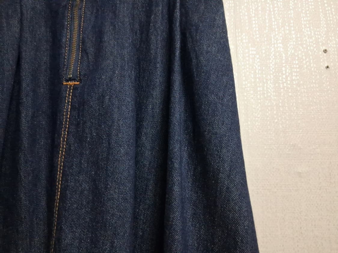 일본수입빈티지 AZUL 진청플레어롱스커트 하이웨스트 미착컨디션26 27까 상품이미지4