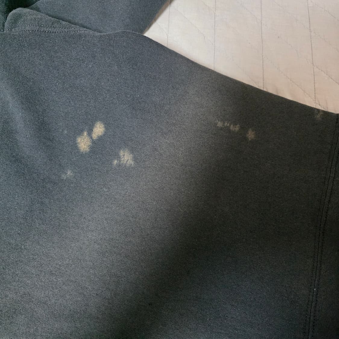 [XXL] 90s 빈티지 러셀 애슬레틱 후드집업 블랙 페이드&트래쉬드 상품이미지6