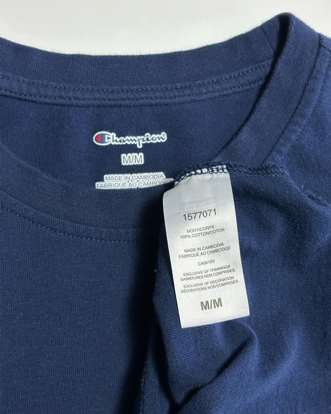 챔피언 슬리브 네이비 상품이미지3