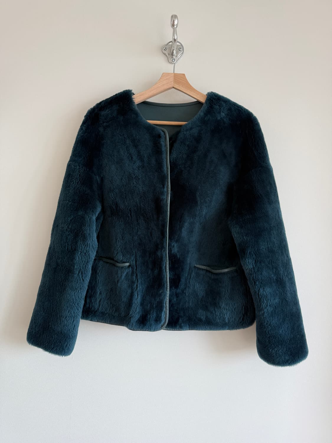 칼 라거펠트(KARL LAGERFELD) 리버시블 레더&밍크 자켓 상품이미지2