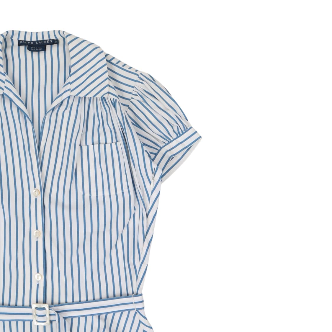 폴로 랄프로렌 스트라이프 벨티드 원피스 상품이미지3