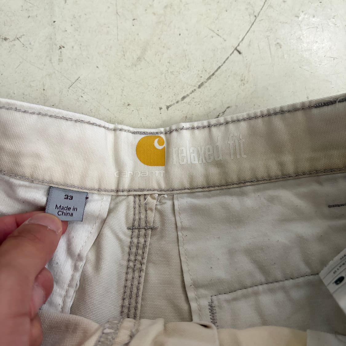 칼하트 빈티지 워크 반바지 33 상품이미지5