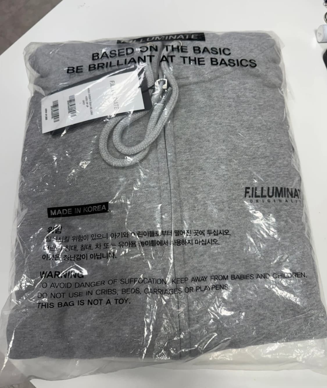 필루미네이트 오버핏 듀얼라이즈 후드 집업 (새상품/L) 상품이미지3