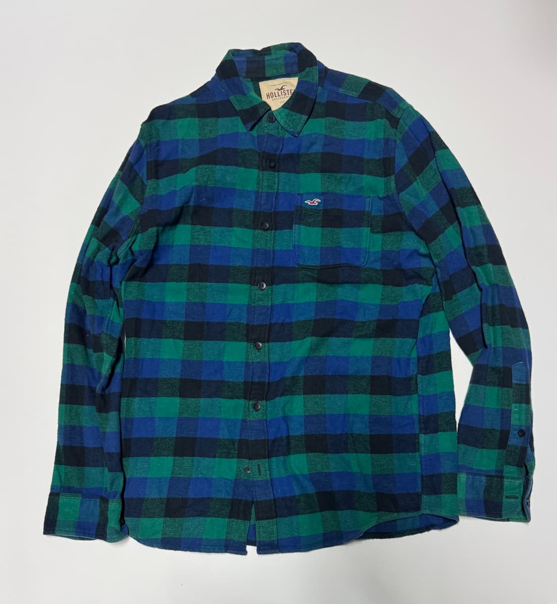 홀리스터 멀티 컬러 빈티지 체크 셔츠 L 상품이미지1