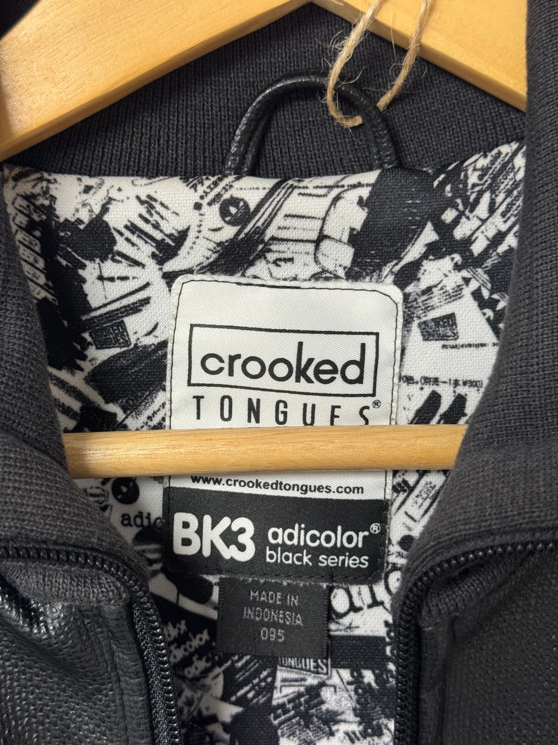 아디다스 아디컬러 crooked tongues bk3 트랙탑 져지 M 상품이미지7