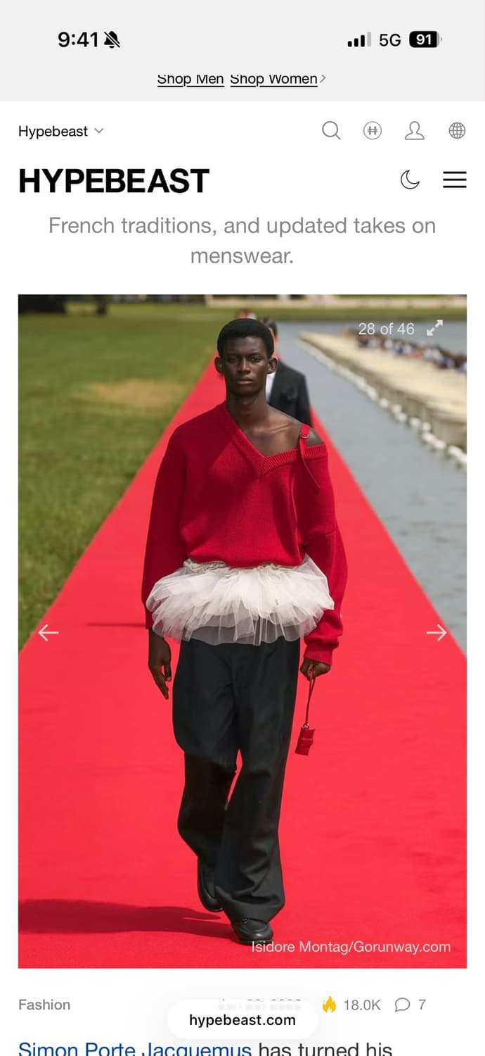 자크뮈스 23fw le chouchou 트라우저 상품이미지1