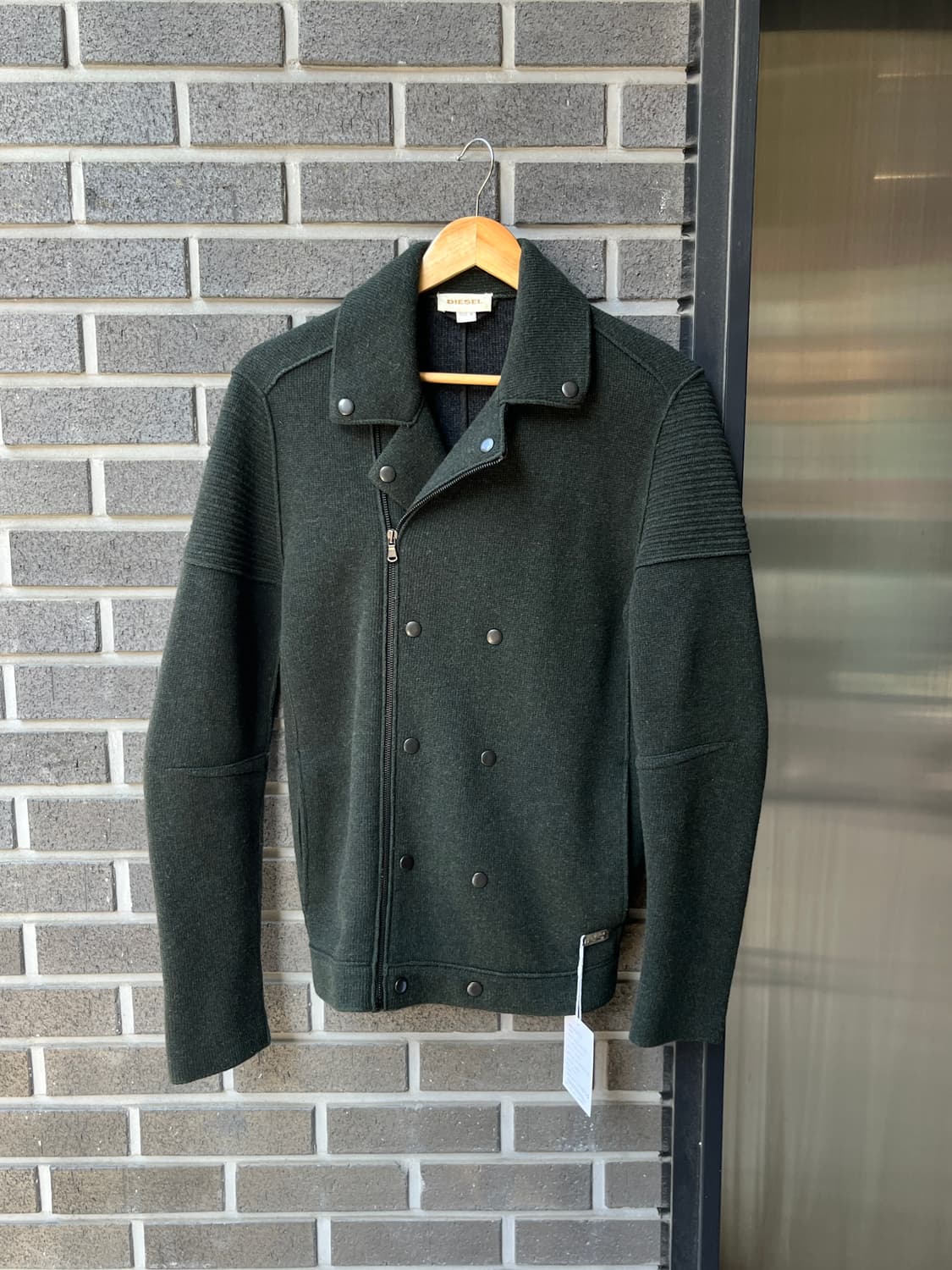 Diesel 디젤 더블브레스트 울 자켓 다크그린 상품이미지1