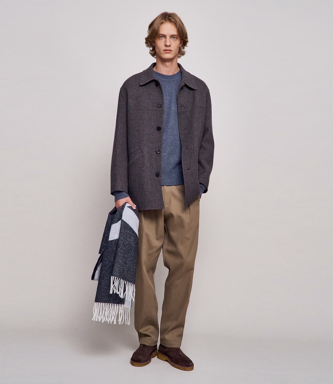 [L] A.P.C 아페쎄 카터 코트 BROWN 상품이미지4