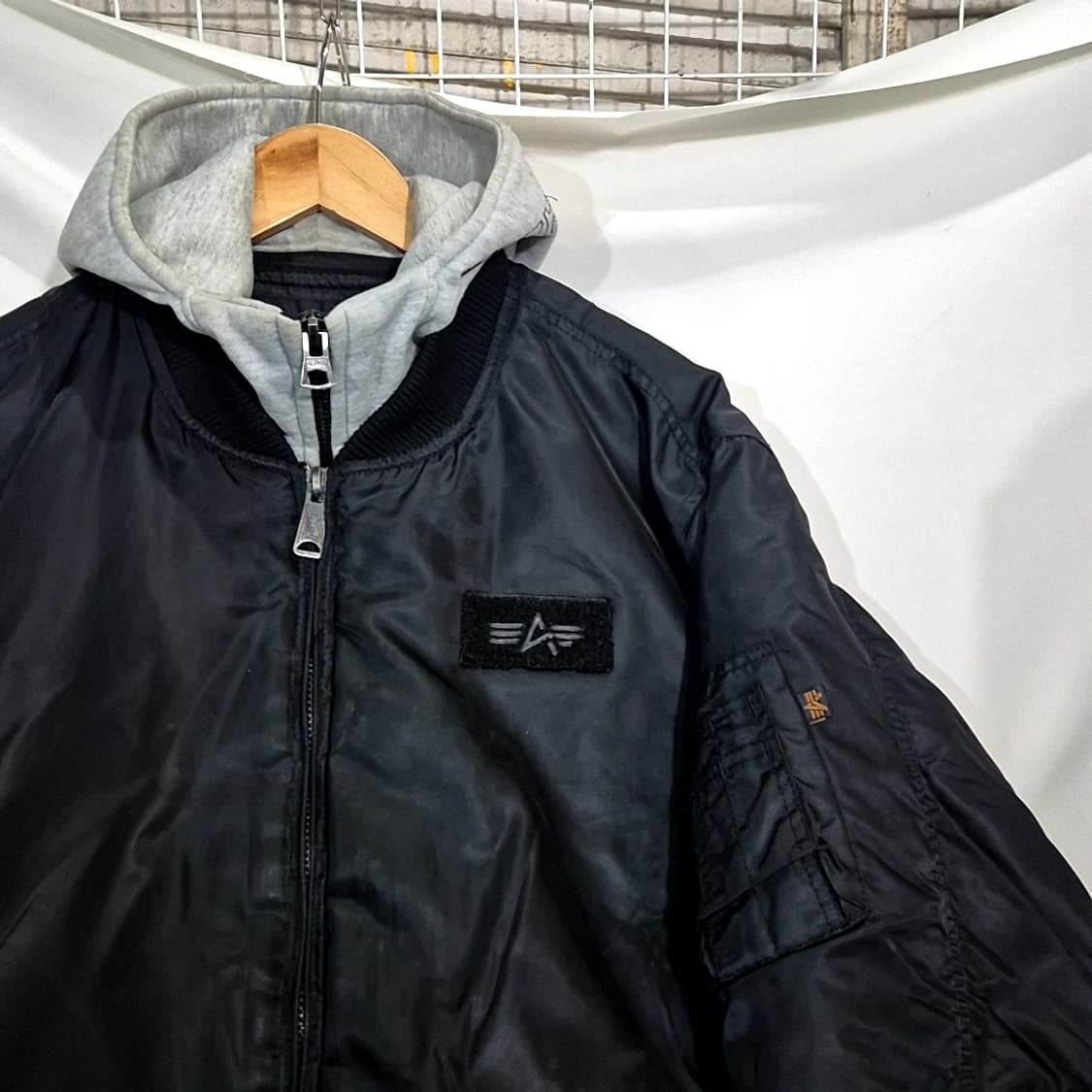 Alpha Industries 알파인더스트리 후드 봄버 자켓 상품이미지2