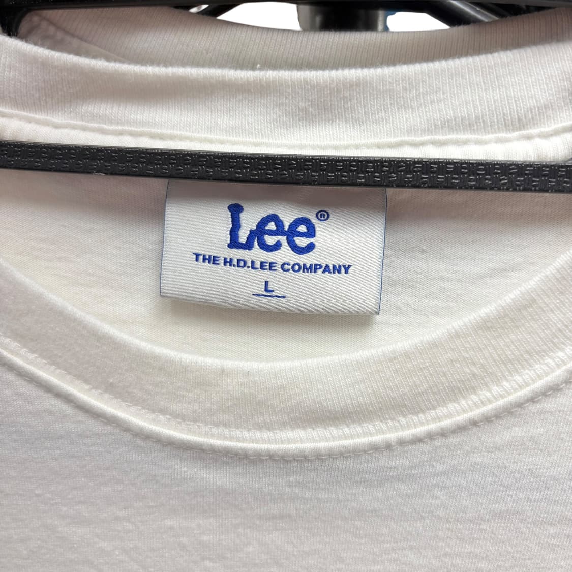4000 LEE 리 화이트 빅로고 반팔티 상품이미지3