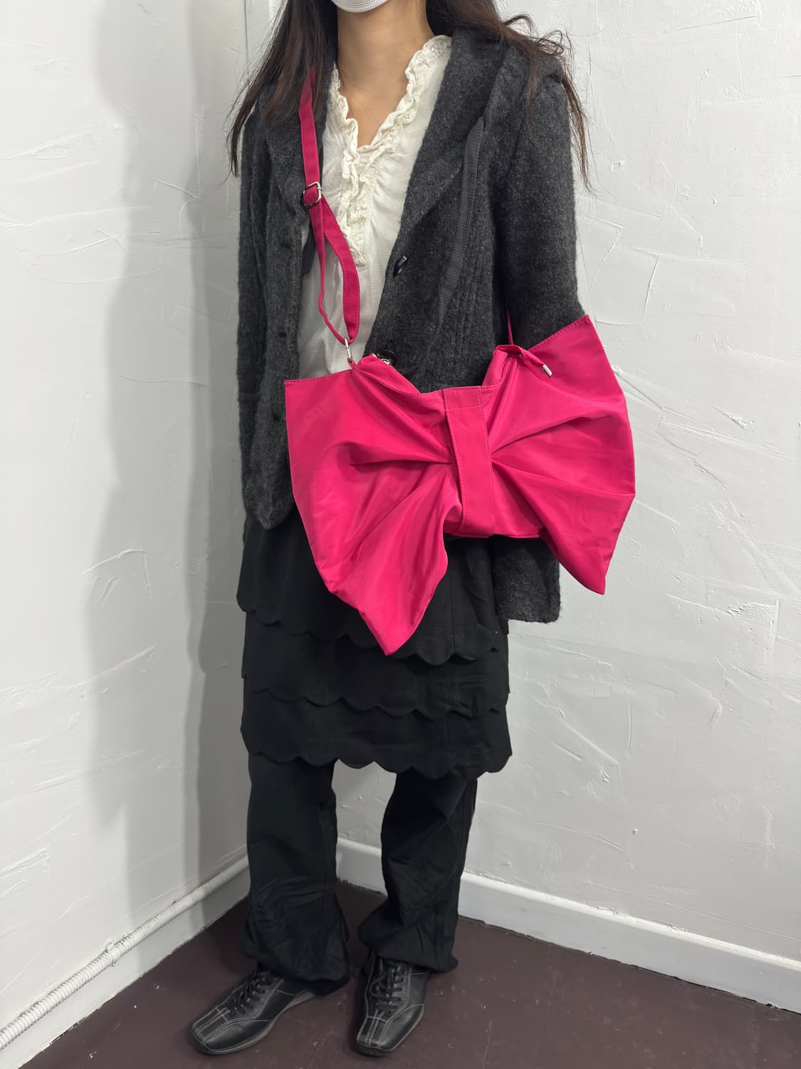 pink ribbon shoulderbag 상품이미지8