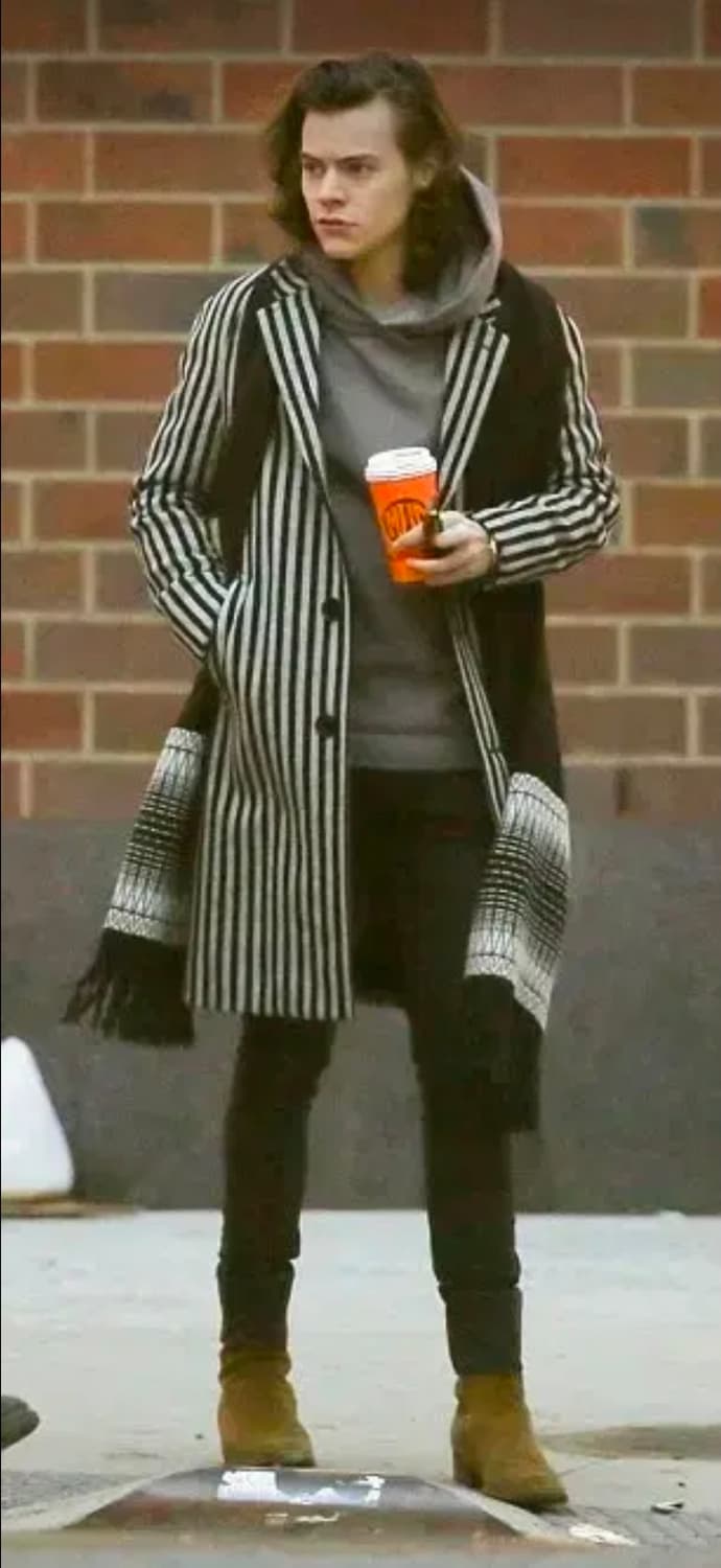 [해리스타일스 착용] 생로랑 14fw 스트라이프 코트 44 에디슬리먼!! 상품이미지1