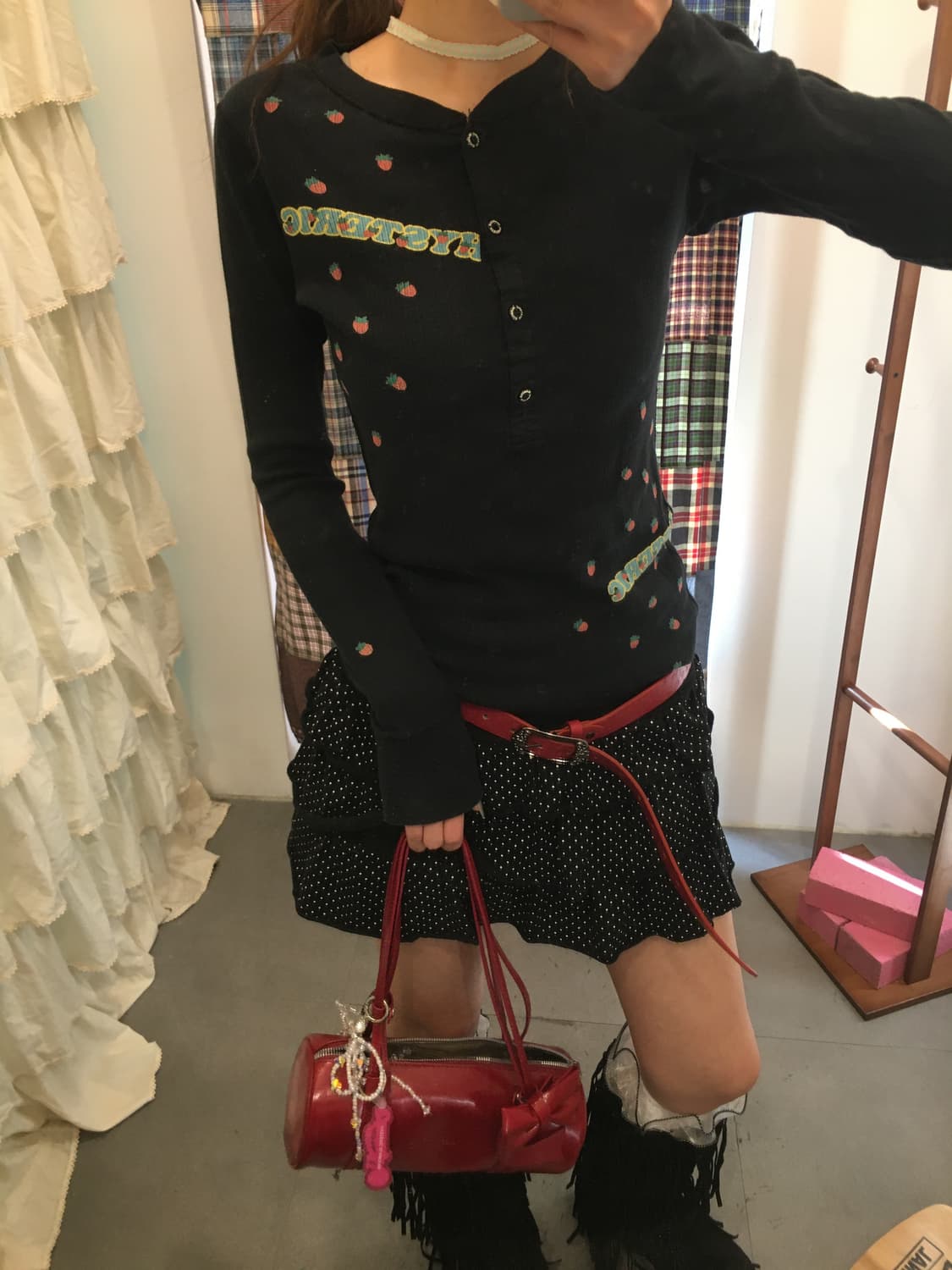 히스테릭 딸기 롱슬리브  상품이미지4