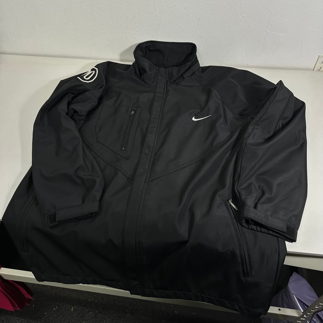 100-105 나이키 블랙 토탈90 바람막이자켓 상품이미지2