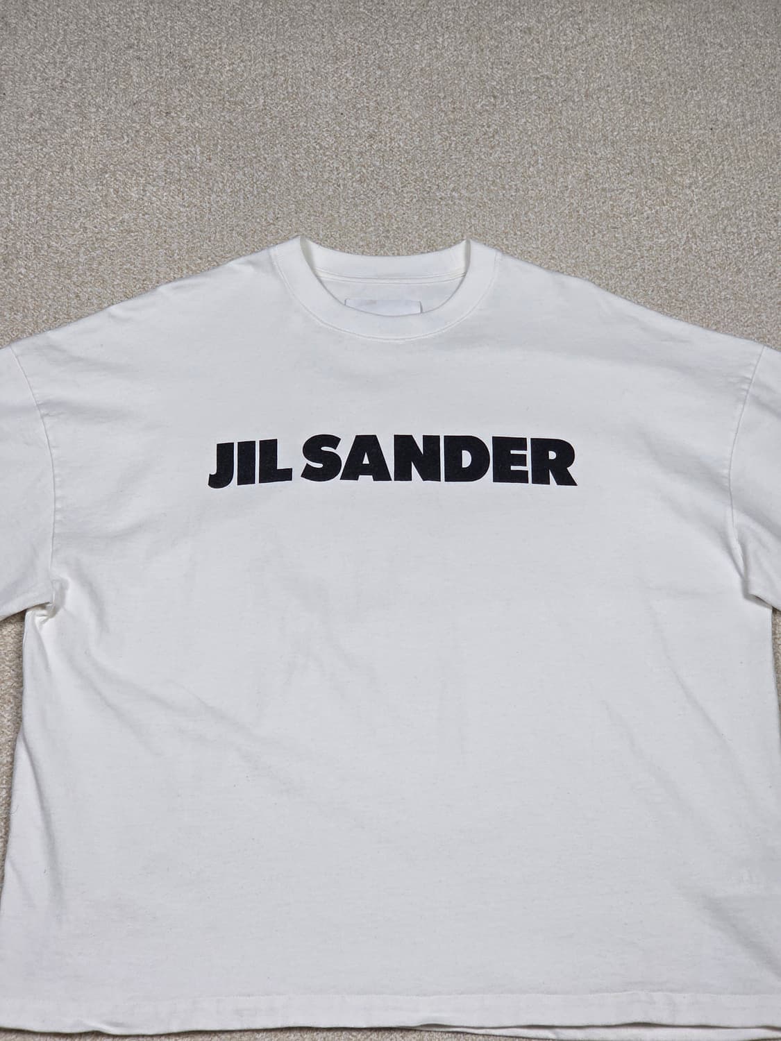 [질샌더] 로고 프린트 오버사이즈 반팔 티셔츠 | S00064 상품이미지2