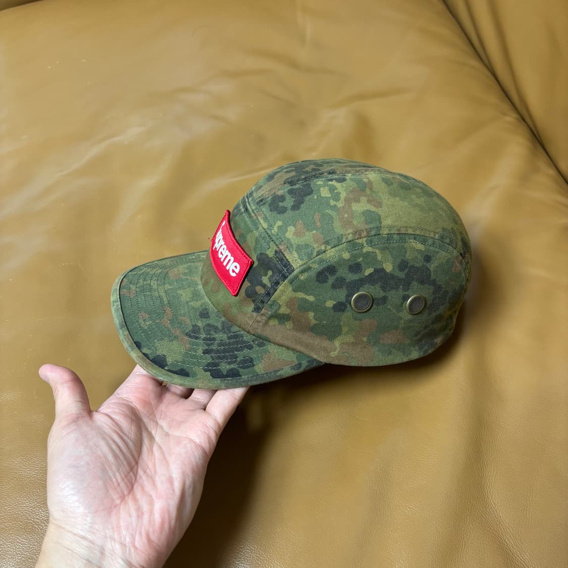 Supreme 슈프림 밀리터리 카모 캠프캡 모자 (Washed Camo) 상품이미지4