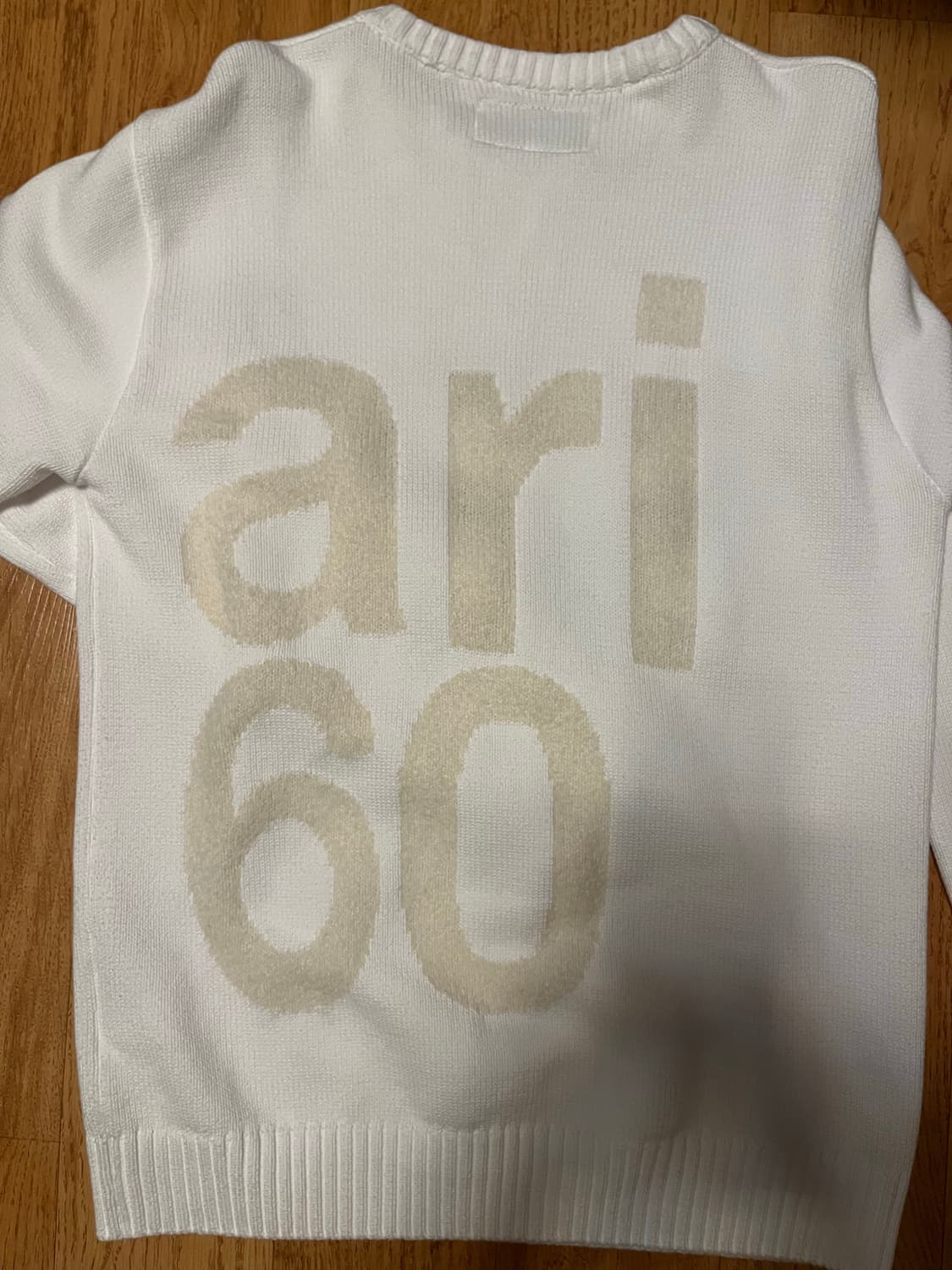 사파리스팟 니트 화이트 상품이미지3