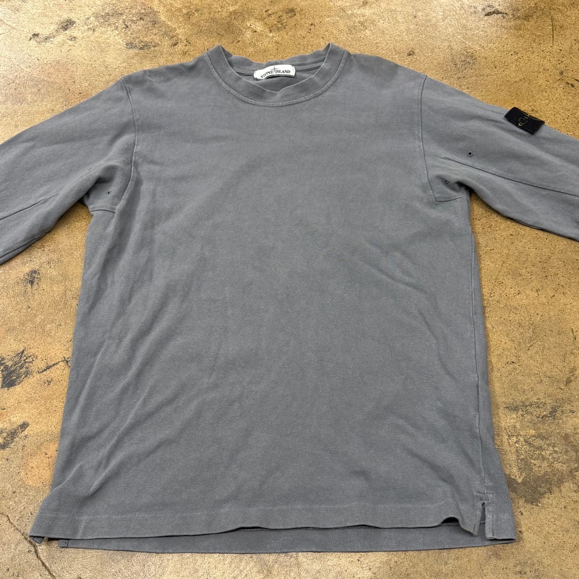 [정품/95] 스톤아일랜드 롱슬리브 긴팔티 그레이 b19 상품이미지3