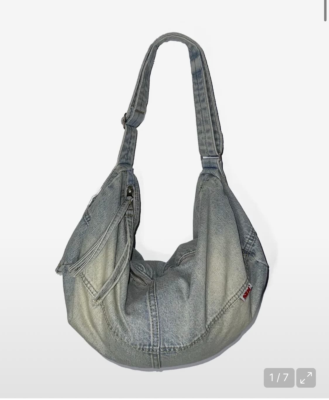 스컬프터 Washed Denim Duffle Bag Washed Blue 상품이미지1