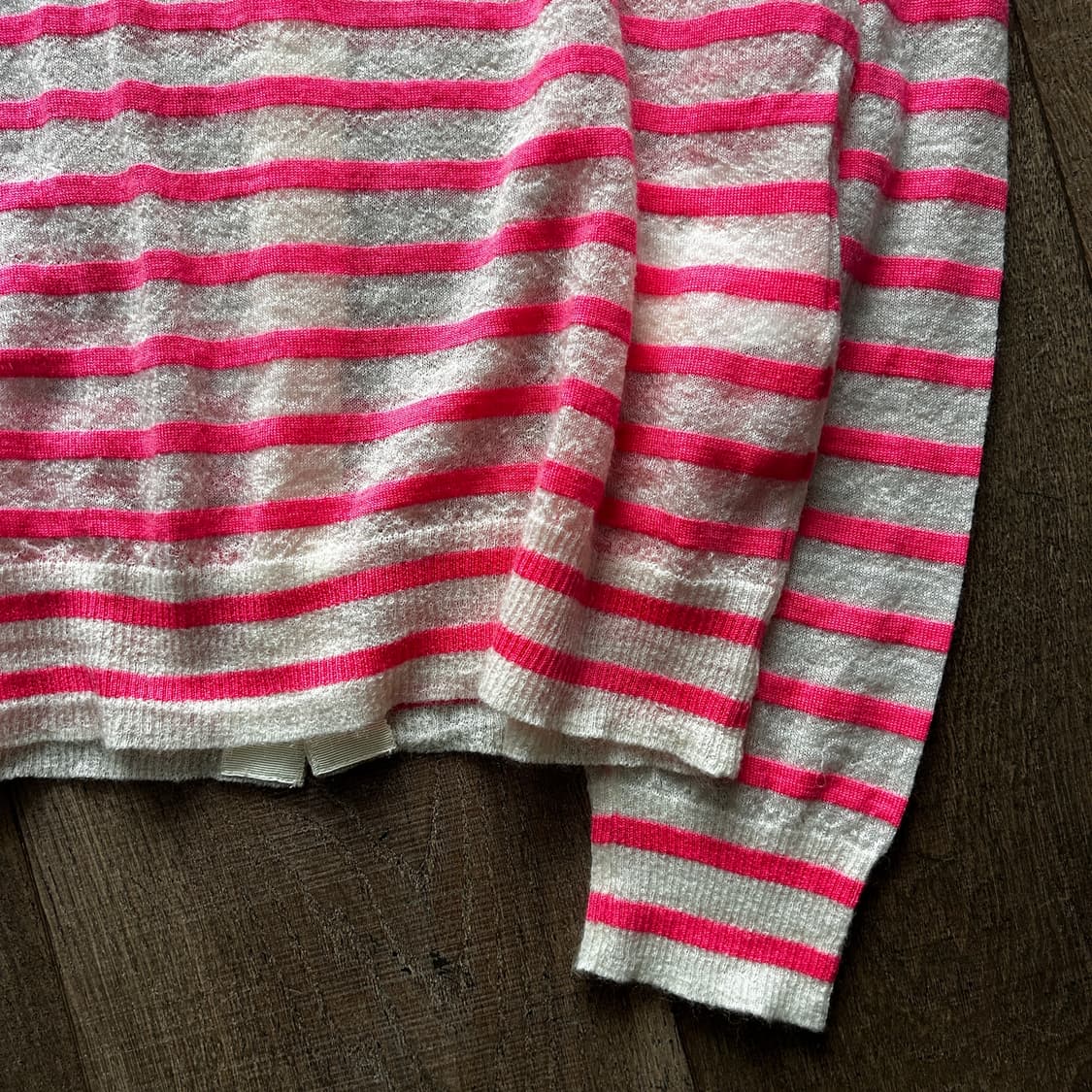 Stripe Backclosing Knit 상품이미지3