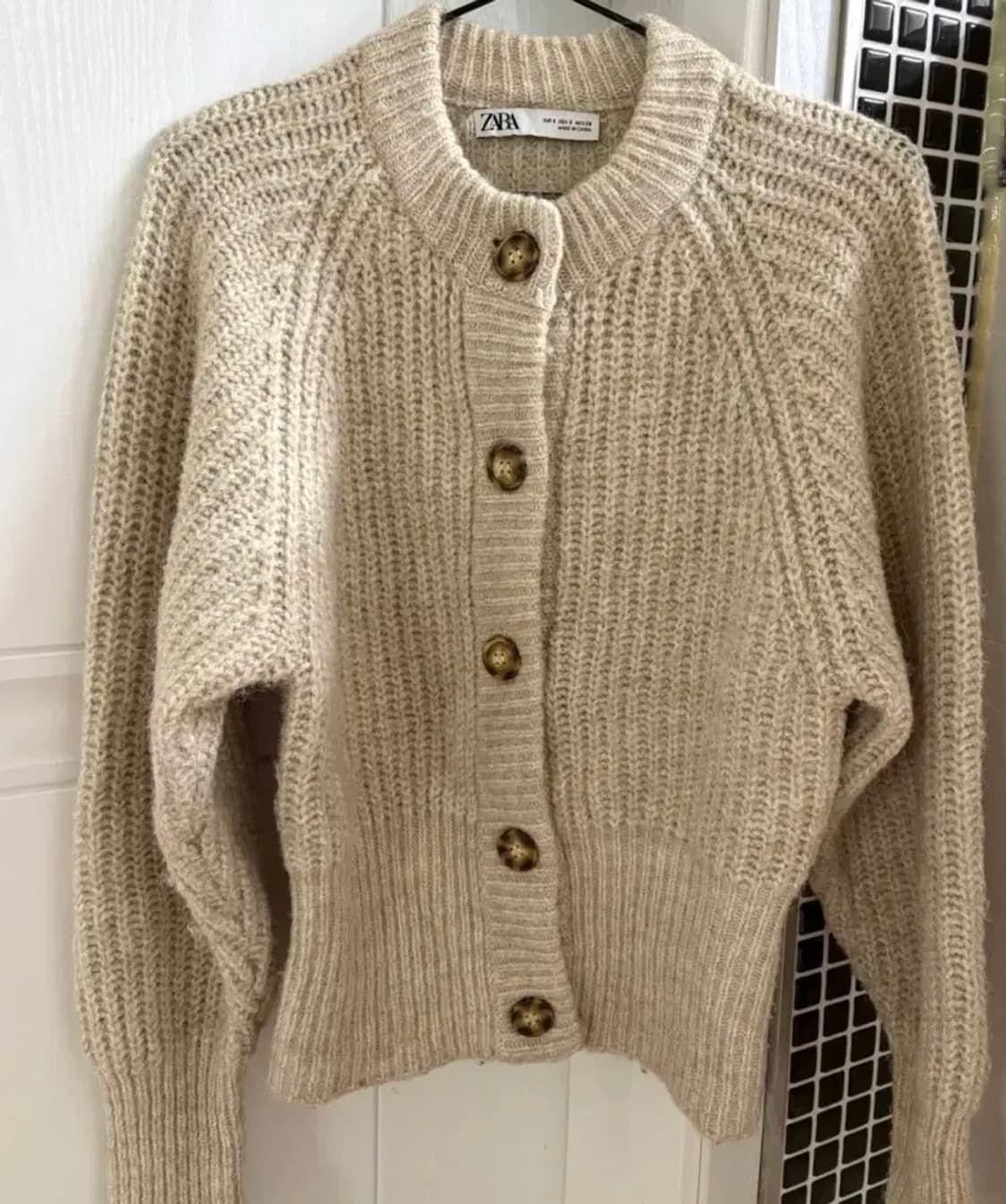 자라 울 알파카 블렌드 니트 가디건 상품이미지1