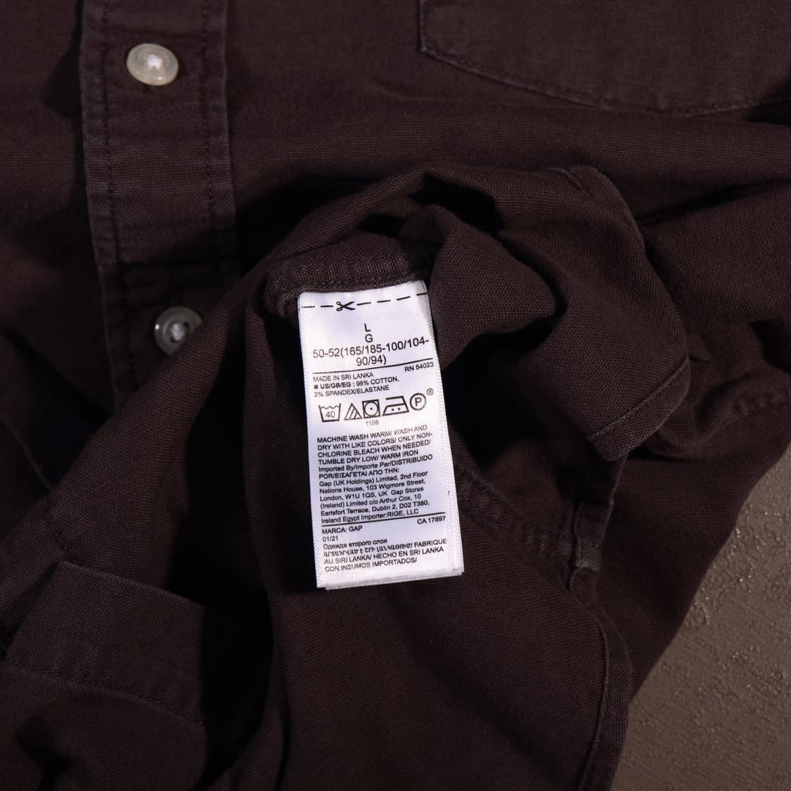  00s 갭 코튼 워크 셔츠 상품이미지7