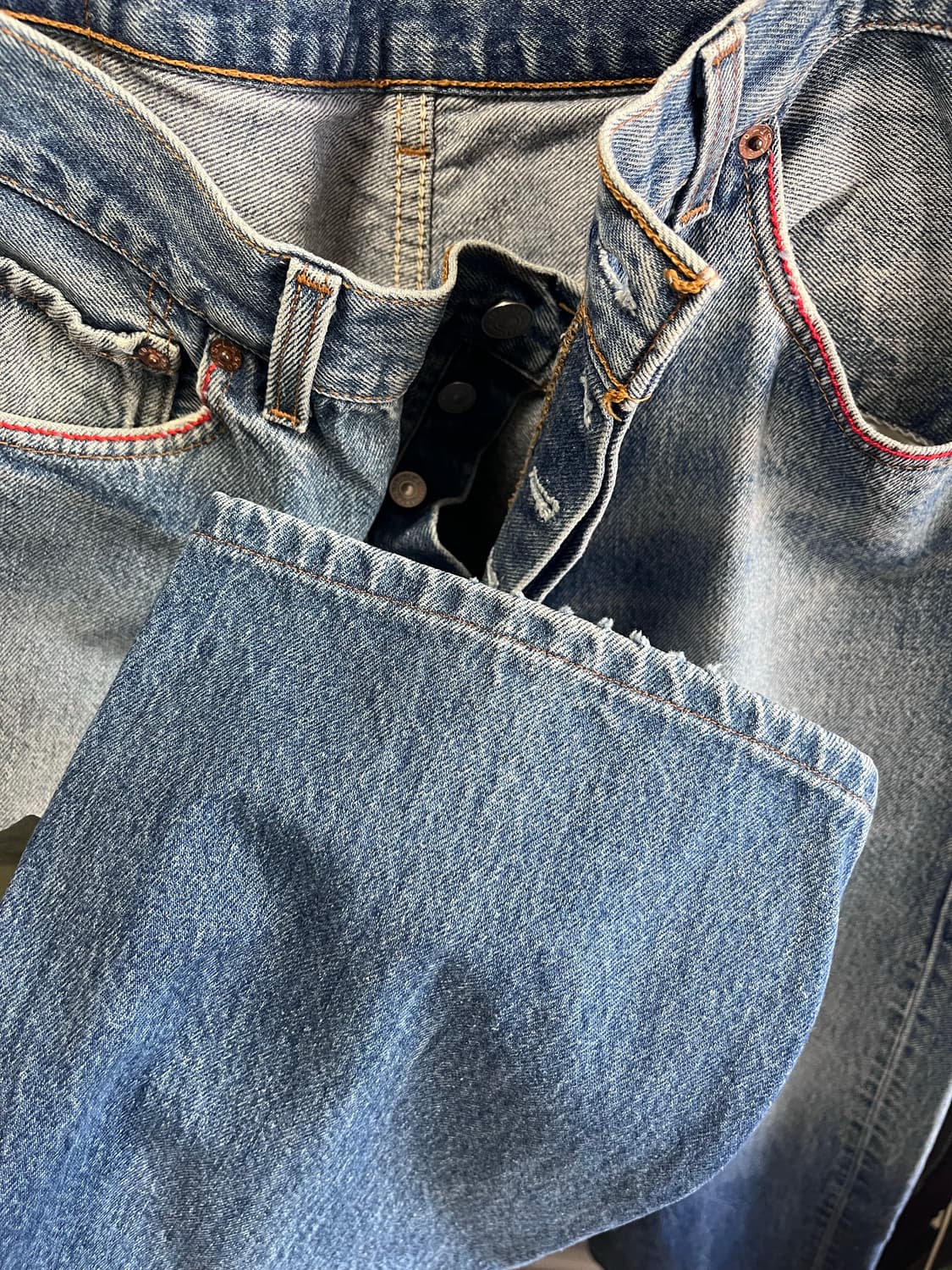 90s usa levis 501(레드 스티치) 상품이미지8