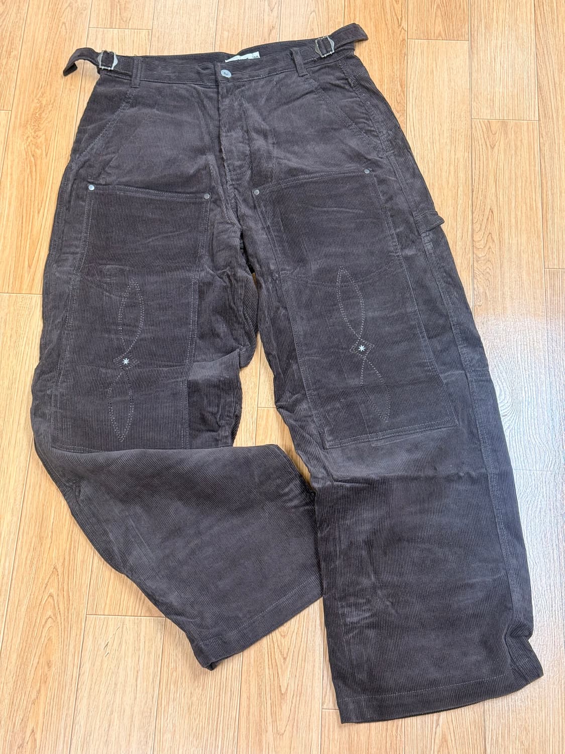 카락터 코듀로이 카펜터 팬츠 00size 상품이미지4